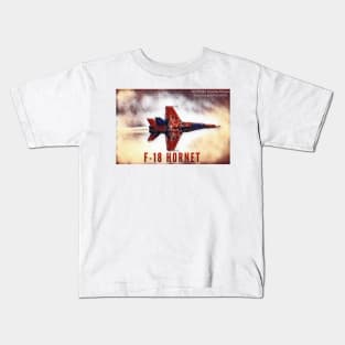 2-Sided F-18 Hornet Afterburner Kids T-Shirt